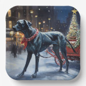 Assiettes En Carton Grande saison de Noël Dane (Recto)