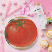 Assiettes En Carton grande tomate juteuse BIG (Fête)