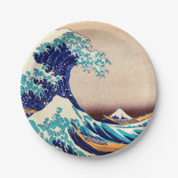 Grande vague au large de Kanagawa japonais Vintage