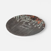 Assiettes En Carton Grange rustique Bois Texture Vieux Vieux Bourgogne (Angle)