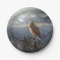 Graphique de la lune d'hibou éffrayant