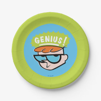 Assiettes En Carton Graphique de légende Dexter "Genius"