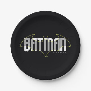 Assiettes En Carton Graphique de nom haute technologie Batman