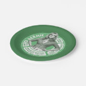 Assiettes En Carton Graphique Info Bernadette (Angle)