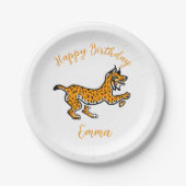 Assiettes En Carton Graphique joli LYNX - Faune - Fête (Devant)