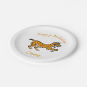 Assiettes En Carton Graphique joli LYNX - Faune - Fête (Angle)