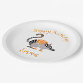 Assiettes En Carton Graphique mignon - NOMBRE - Animaux sauvages - Par (Angle)