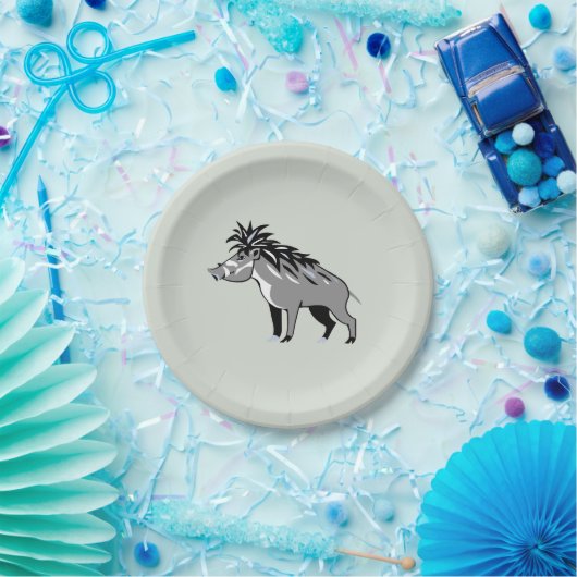 Assiettes En Carton Graphisme - CHIEN CHAUD - FROMAGE - Faune - Nature (Fête)