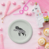 Assiettes En Carton Graphisme - CHIEN CHAUD - FROMAGE - Faune - Nature (Fête)