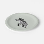 Assiettes En Carton Graphisme - CHIEN CHAUD - FROMAGE - Faune - Nature (Angle)