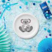 Assiettes En Carton Graphisme - KOALA - Animaux australiens - Fête (Fête)