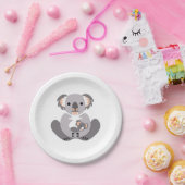 Assiettes En Carton Graphisme - KOALA - Animaux australiens - Fête (Fête)