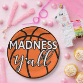 Assiettes En Carton Gras Madness Y'all Basketball Watch Party (Fête)
