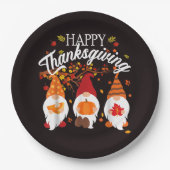 Assiettes En Carton Grateful Hearts & Autumn Whimsy (Devant)