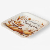 Assiettes En Carton Grateful Thanksgiving Festif 9 pouces (Angulaire)