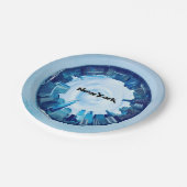 Assiettes En Carton gratte-ciel new york en rond (Angle)