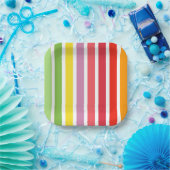 Assiettes En Carton Gratté coloré (Fête)