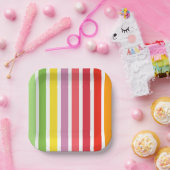 Assiettes En Carton Gratté coloré (Fête)