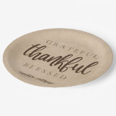 Assiettes En Carton Gratuit Merci béni Brown (Angle)