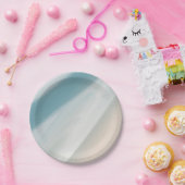 Assiettes En Carton Gray-blue et beige. (Fête)