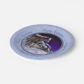 Assiettes En Carton Gray Wolves (Angle)