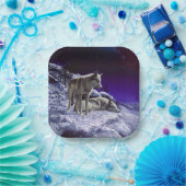 Assiettes En Carton Gray Wolves (Fête)