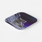 Assiettes En Carton Gray Wolves (Angulaire)