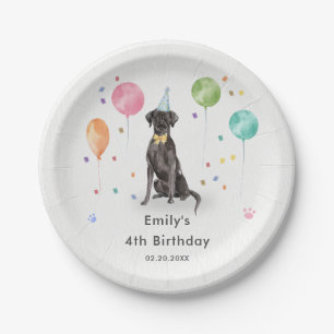 Assiettes En Carton Great Dane Chien Chien Chien Anniversaire de enfan