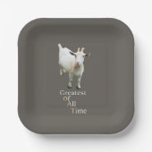 Assiettes En Carton Greatest of all time Goat (Recto)