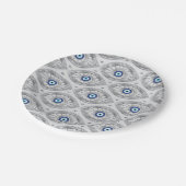 Assiettes En Carton Grec Mati Mataki - motif d'oeil mauvais de (Angle)