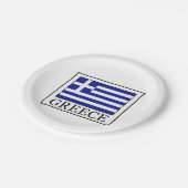 Assiettes En Carton Grèce (Angle)