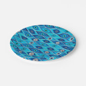 Assiettes En Carton Grèce Mati Mataki - Motif des yeux malveillants de (Angle)