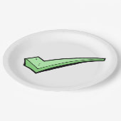 Assiettes En Carton Green Check Mark Tick Symbol (Angle)