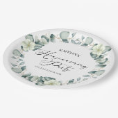 Assiettes En Carton Green Eucalyptus (Angle)