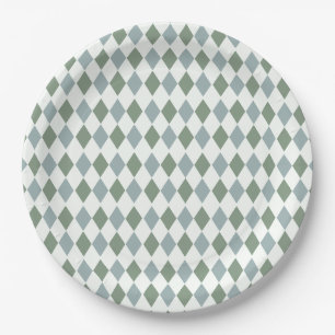 Assiettes En Carton Green Golf Motif Anniversaire