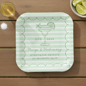 Assiettes En Carton Green Margs and Matrimony Bachelorette Party