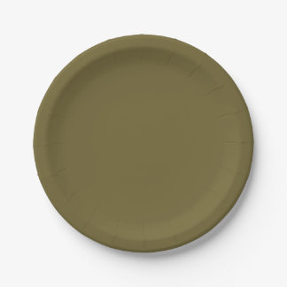 Assiettes En Carton Green Paper Plates - 7in | Salty Bar Club