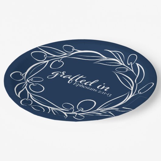 Assiettes En Carton Greffé dedans (Angle)