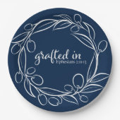 Assiettes En Carton Greffé dedans (Devant)