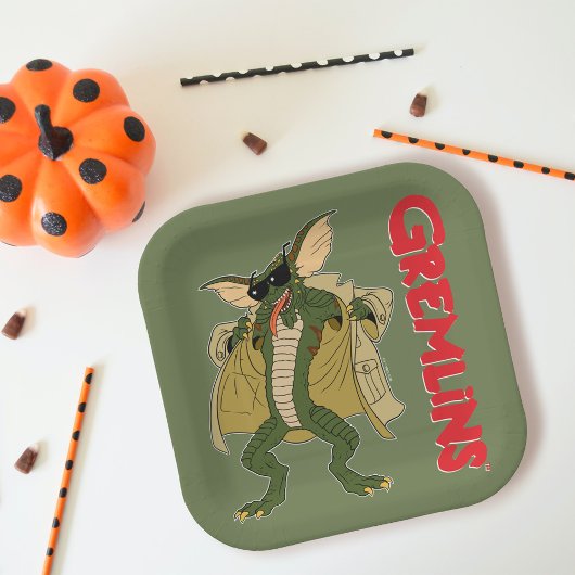 Assiettes En Carton Gremlins | Cachet à tranchée Flash