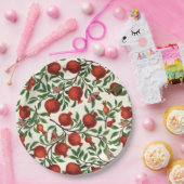 Assiettes En Carton Grenades et papillons Bella sur blanc (Fête)