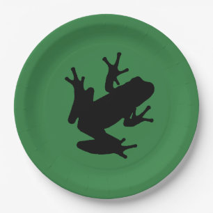 Assiettes En Carton grenouille
