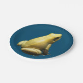 Assiettes En Carton Grenouille à poison dorée (Angle)