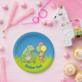 Assiettes En Carton Grenouille avec plaque de papier Icecream (Fête)
