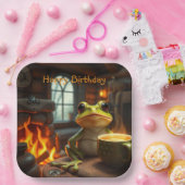 Assiettes En Carton Grenouille confortable (Fête)