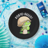 Assiettes En Carton Grenouille Et Champignons (Fête)