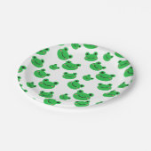 Assiettes En Carton Grenouille fête d'anniversaire Croaking Green Part (Angle)