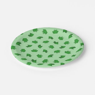 Assiettes En Carton Grenouilles