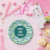 Assiettes En Carton Grenouilles et Lily Pads BABY SHOWER d'anniversair (Fête)