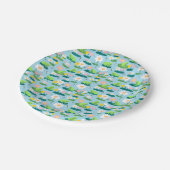 Assiettes En Carton Grenouilles et Lily Pads BABY SHOWER d'anniversair (Angle)